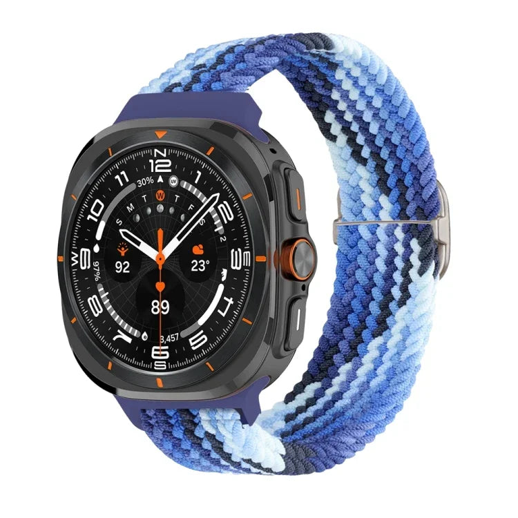 Bracelet de montre tressé en nylon avec boucle coulissante, pour Samsung Galaxy Watch Ultra 47mm / Ultra 2025