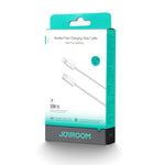 Câble de données de charge rapide JOYROOM S-A45 30W USB-C / Type-C vers 8 broches, longueur : 1m, Type-C vers 8 broches