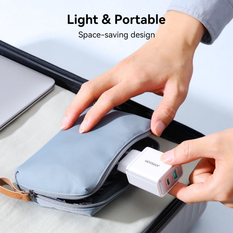 Chargeur rapide USB+USB-C / Type-C JOYROOM JR-TCF15 30W, prise EU, prise UK
