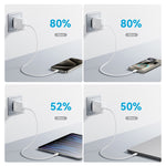 Chargeur rapide JOYROOM JR-TCF24 30W USB-C / Type-C avec ensemble de câbles, prise EU