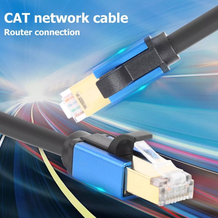 Câble réseau Ethernet LAN CAT8e en cuivre pur pour commutateur routeur informatique, 1m, 2m, 3m, 5m, 8m, 10m, 15m, 20m, 30m