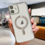 Coque de téléphone MagSafe galvanisée, Pour iPhone 11, Pour iPhone 11 Pro