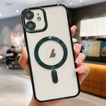 Coque de téléphone MagSafe galvanisée, Pour iPhone 11, Pour iPhone 11 Pro
