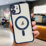 Coque de téléphone MagSafe galvanisée, Pour iPhone 11, Pour iPhone 11 Pro
