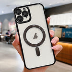 Coque de téléphone MagSafe galvanisée, Pour iPhone 11, Pour iPhone 11 Pro