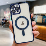 Coque de téléphone MagSafe galvanisée, Pour iPhone 15, Pour iPhone 14 Plus, Pour iPhone 14, Pour iPhone 14 Pro, Pour iPhone 14 Pro Max, Pour iPhone 13 Pro Max