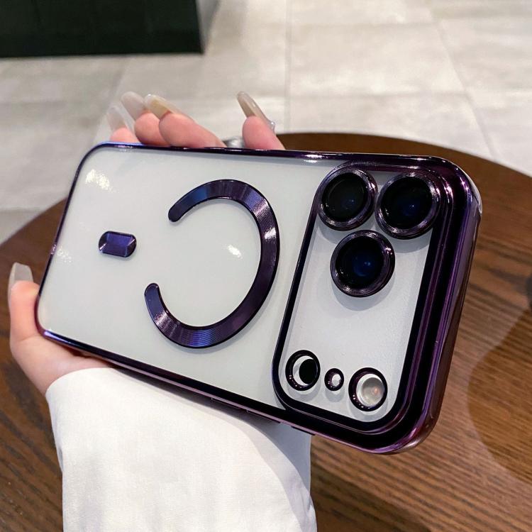 Coque de téléphone MagSafe à galvanoplastie, pour iPhone 17e / 16e, pour iPhone 17 Pro Max, pour iPhone 17 Pro, pour iPhone 17, pour iPhone Air, pour iPhone 16 Pro Max