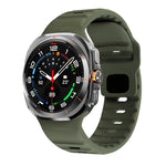 Bracelet de montre en silicone à boucle inversée avec texture vague, pour Samsung Galaxy Watch Ultra 47mm / Ultra 2025