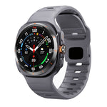 Bracelet de montre en silicone à boucle inversée avec texture vague, pour Samsung Galaxy Watch Ultra 47mm / Ultra 2025