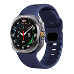 Bracelet de montre en silicone à boucle inversée avec texture vague, pour Samsung Galaxy Watch Ultra 47mm / Ultra 2025