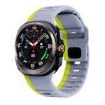 Bracelet de montre en silicone à boucle inversée avec texture vague, pour Samsung Galaxy Watch Ultra 47mm / Ultra 2025