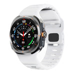 Bracelet de montre en silicone à boucle inversée avec texture vague, pour Samsung Galaxy Watch Ultra 47mm / Ultra 2025