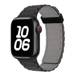 Tri-beads Magnetic Hoop Silicone Watch Band, For Apple Watch Series 9 45mm