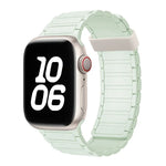 Bracelet de montre magnétique en silicone à trois billes, pour Apple Watch Series 5 44 mm