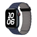 Bracelet de montre magnétique en silicone à trois billes, pour Apple Watch Series 5 44 mm