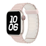 Bracelet de montre magnétique en silicone à trois billes, pour Apple Watch Series 5 44 mm