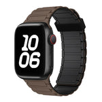 Bracelet de montre magnétique en silicone à trois billes, pour Apple Watch Series 5 44 mm