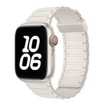 Bracelet de montre magnétique en silicone à trois billes, pour Apple Watch Series 5 44 mm