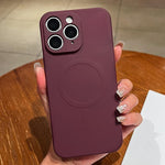 Solid Color Liquid Silicone MagSafe Magnetic Phone Case, For iPhone 12 Pro Max, For iPhone 12 Pro, For iPhone 11 Pro Max