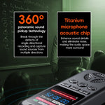 Enregistreur vocal intelligent S7 HD avec écran couleur et réduction de bruit, S7