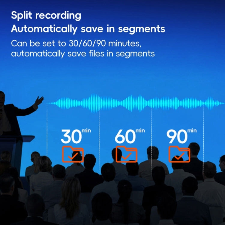 Enregistreur vocal intelligent S7 HD avec écran couleur et réduction de bruit, S7