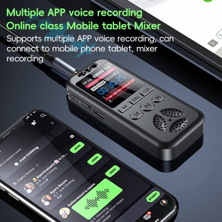 Enregistreur vocal intelligent S7 HD avec écran couleur et réduction de bruit, S7