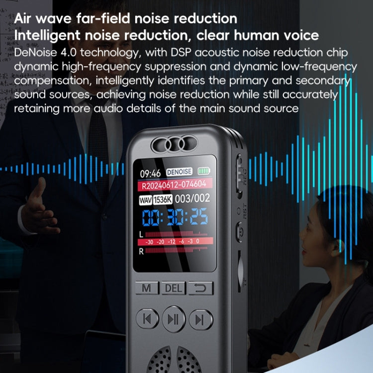 Enregistreur vocal intelligent S7 HD avec écran couleur et réduction de bruit, S7