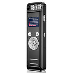 Enregistreur vocal ZD43B omnidirectionnel à double micro avec réduction intelligente du bruit, 32 Go, 64 Go