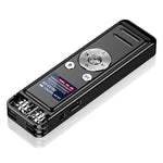 Enregistreur vocal ZD43B omnidirectionnel à double micro avec réduction intelligente du bruit, 32 Go, 64 Go
