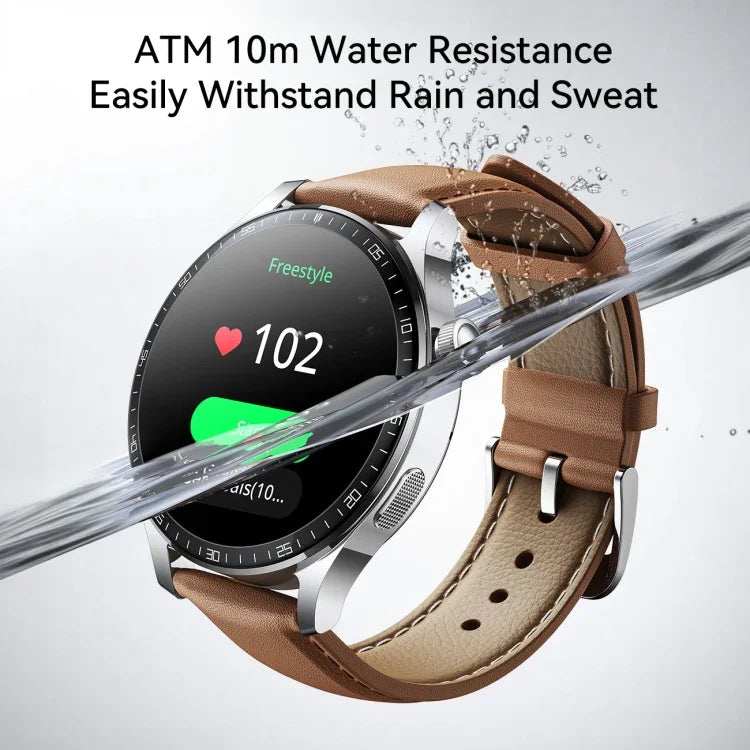 Montre connectée JOYROOM JR-FC2 Pro Classic Series, écran 1,46 pouce, compatible avec les appels Bluetooth, la fréquence cardiaque et l'oxygénation sanguine.