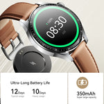 Montre connectée JOYROOM JR-FC2 Pro Classic Series, écran 1,46 pouce, compatible avec les appels Bluetooth, la fréquence cardiaque et l'oxygénation sanguine.