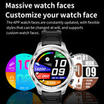Écouteurs Bluetooth LC19 1,53 pouce 2 en 1, montre connectée étanche IP67, avec suivi du sommeil