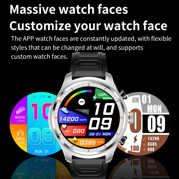Écouteurs Bluetooth LC19 1,53 pouce 2 en 1, montre connectée étanche IP67, avec suivi du sommeil
