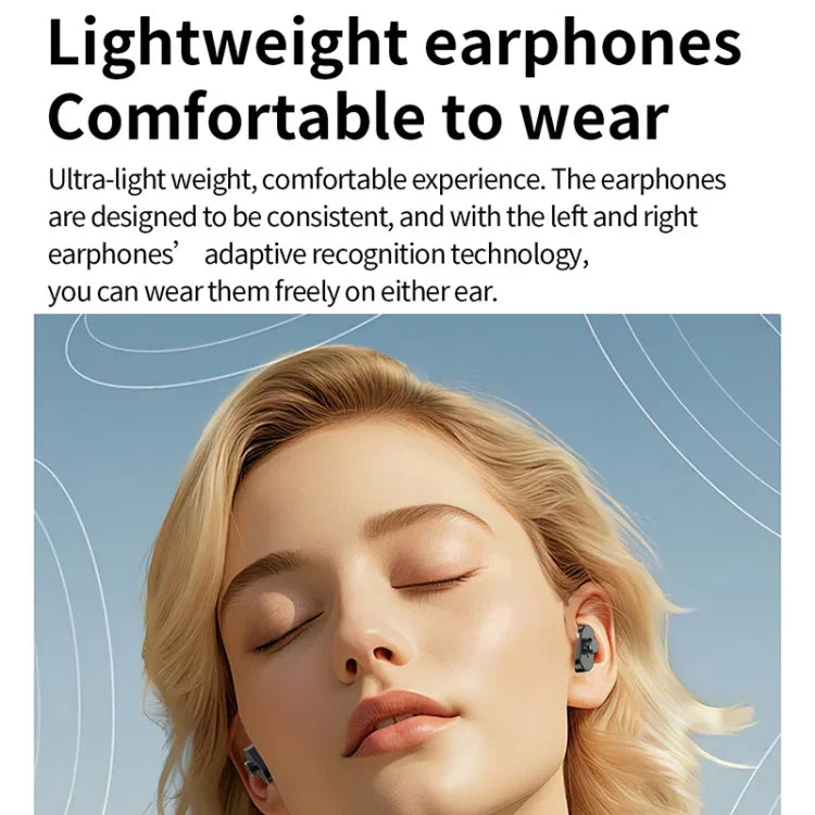 Écouteurs Bluetooth LC19 1,53 pouce 2 en 1, montre connectée étanche IP67, avec suivi du sommeil