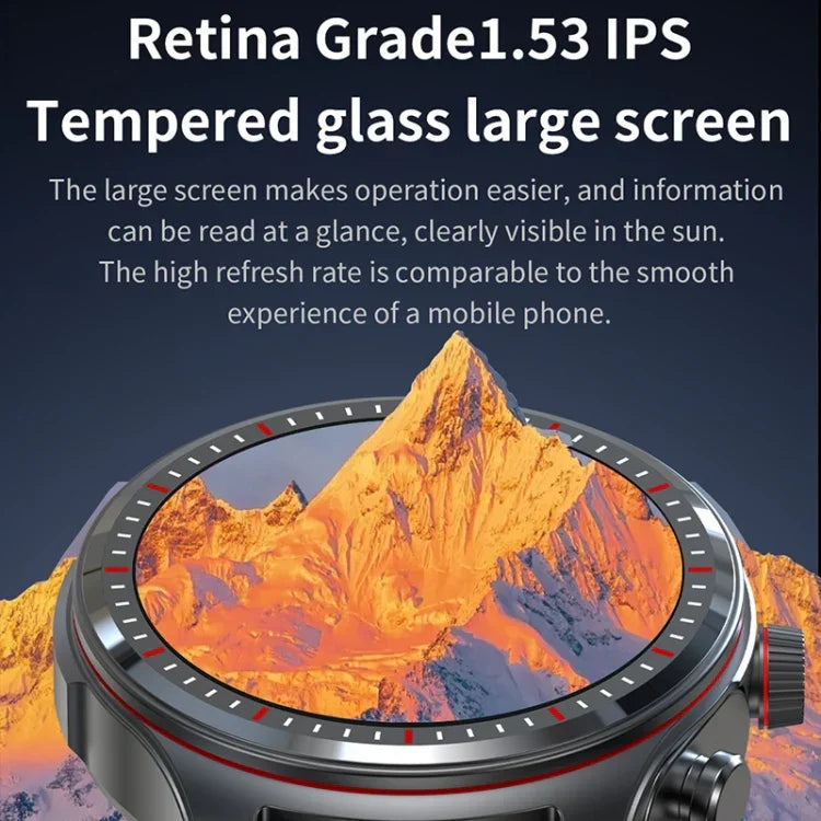 Écouteurs Bluetooth LC19 1,53 pouce 2 en 1, montre connectée étanche IP67, avec suivi du sommeil