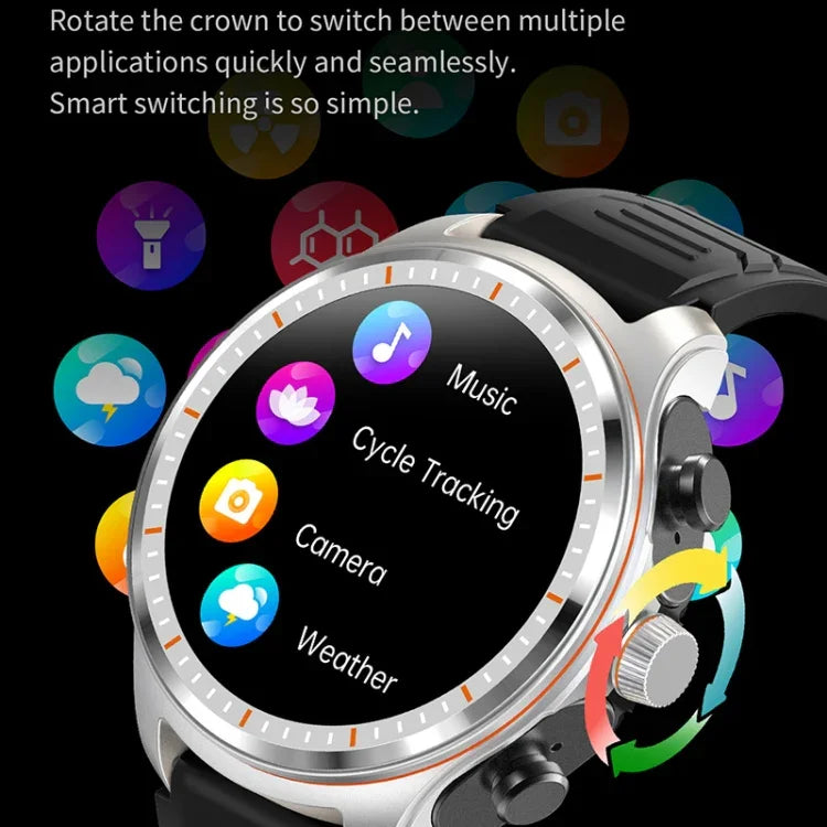 Écouteurs Bluetooth LC19 1,53 pouce 2 en 1, montre connectée étanche IP67, avec suivi du sommeil
