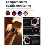 Écouteurs Bluetooth LC19 1,53 pouce 2 en 1, montre connectée étanche IP67, avec suivi du sommeil