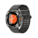 Montre connectée W7 de 1,43 pouce, étanche IP68, avec rappel d'activité et suivi du sommeil