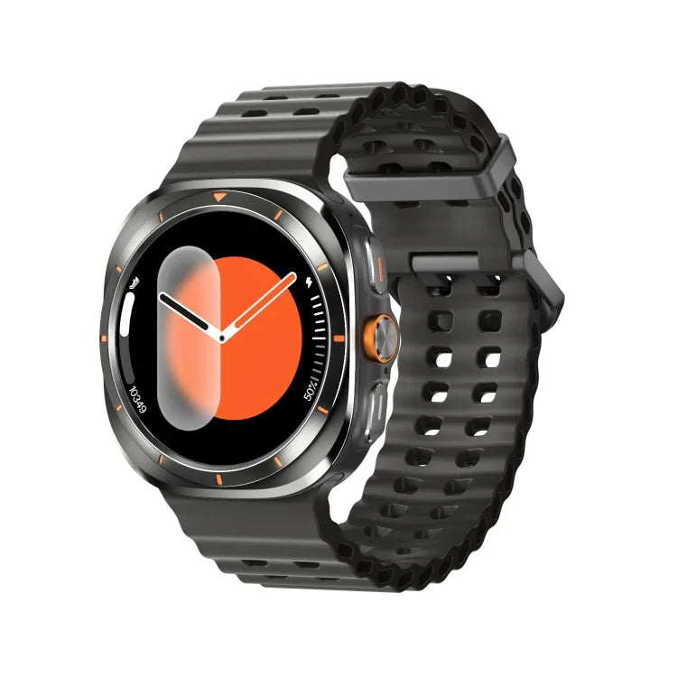 Montre connectée W7 de 1,43 pouce, étanche IP68, avec rappel d'activité et suivi du sommeil