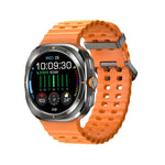 Montre connectée W7 de 1,43 pouce, étanche IP68, avec rappel d'activité et suivi du sommeil