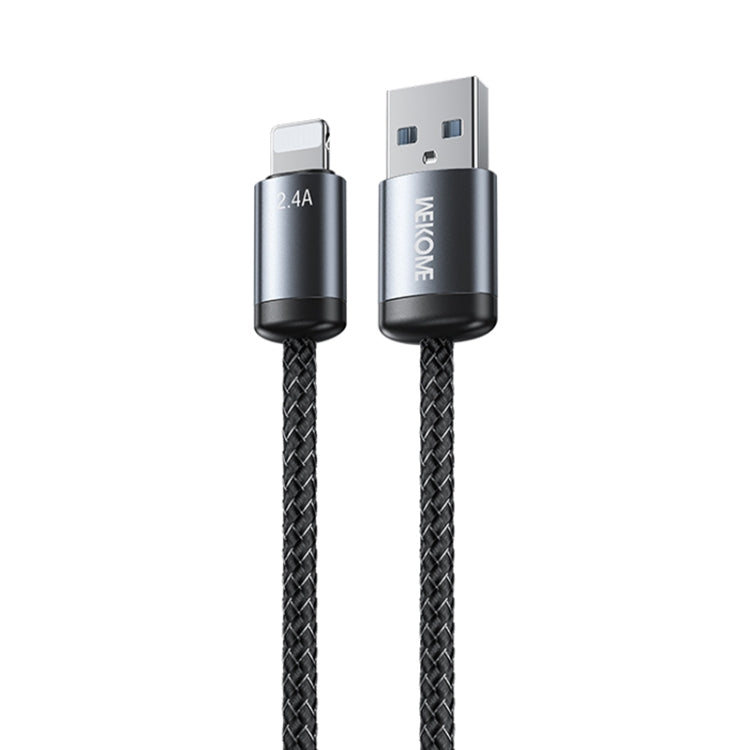 Câble de données et de charge rapide WK WDC-32i Raython Gen2 1m 2.4A USB vers 8 broches, WDC-32i