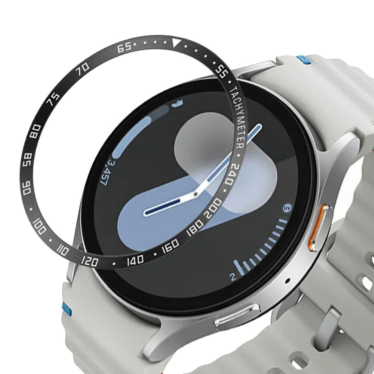 Style E Smart Watch Dial Stainless Steel Bezel Ring Cover, For Samsung Galaxy Watch Ultra 47mm, For Samsung Galaxy Watch 7 44mm, For Samsung Galaxy Watch 7 40mm
