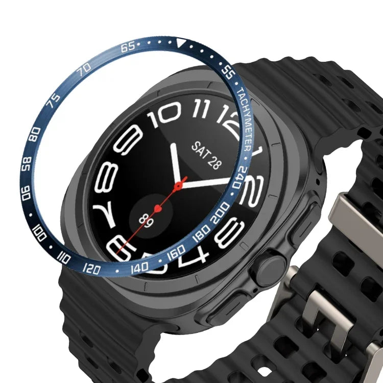 Style E Smart Watch Dial Stainless Steel Bezel Ring Cover, For Samsung Galaxy Watch Ultra 47mm, For Samsung Galaxy Watch 7 44mm, For Samsung Galaxy Watch 7 40mm