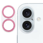Film d'objectif d'appareil photo en verre trempé avec anneau à paillettes, pour iPhone 17, pour iPhone 16 Pro / 16 Pro Max, pour iPhone 16 / 16 Plus