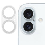 Film d'objectif d'appareil photo en verre trempé avec anneau à paillettes, pour iPhone 17, pour iPhone 16 Pro / 16 Pro Max, pour iPhone 16 / 16 Plus