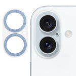 Film d'objectif d'appareil photo en verre trempé avec anneau à paillettes, pour iPhone 17, pour iPhone 16 Pro / 16 Pro Max, pour iPhone 16 / 16 Plus