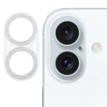 Film d'objectif d'appareil photo en verre trempé avec anneau à paillettes, pour iPhone 17, pour iPhone 16 Pro / 16 Pro Max, pour iPhone 16 / 16 Plus