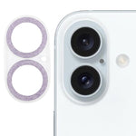 Film d'objectif d'appareil photo en verre trempé avec anneau à paillettes, pour iPhone 17, pour iPhone 16 Pro / 16 Pro Max, pour iPhone 16 / 16 Plus