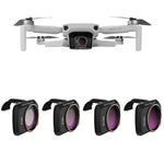 Filtres d'objectif Sunnylife MM-FI9256 pour drone DJI Mavic mini 4 en 1 (ND4+ND8+ND16+ND32)