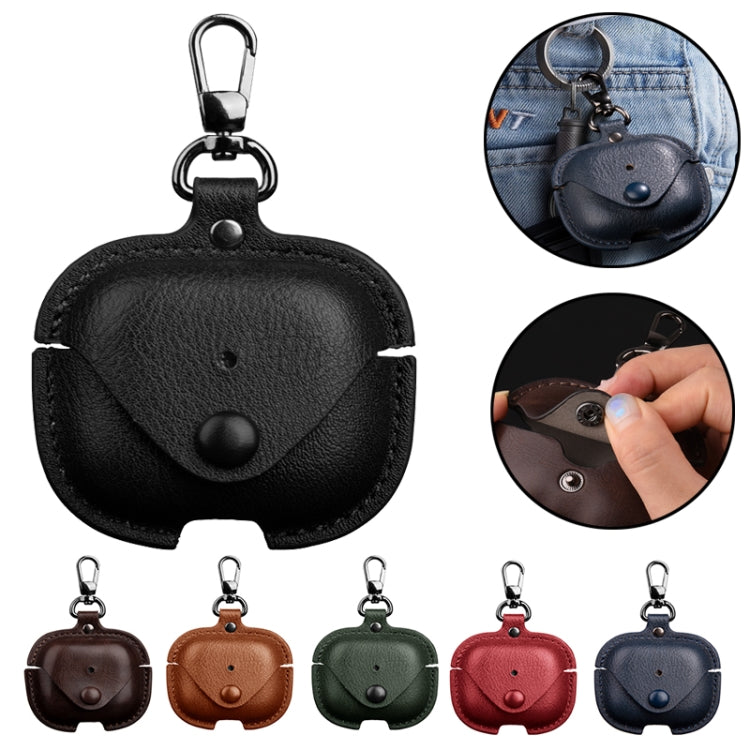 Étui de protection en cuir pour écouteurs avec crochet, pour AirPods Pro 3, pour AirPods 4